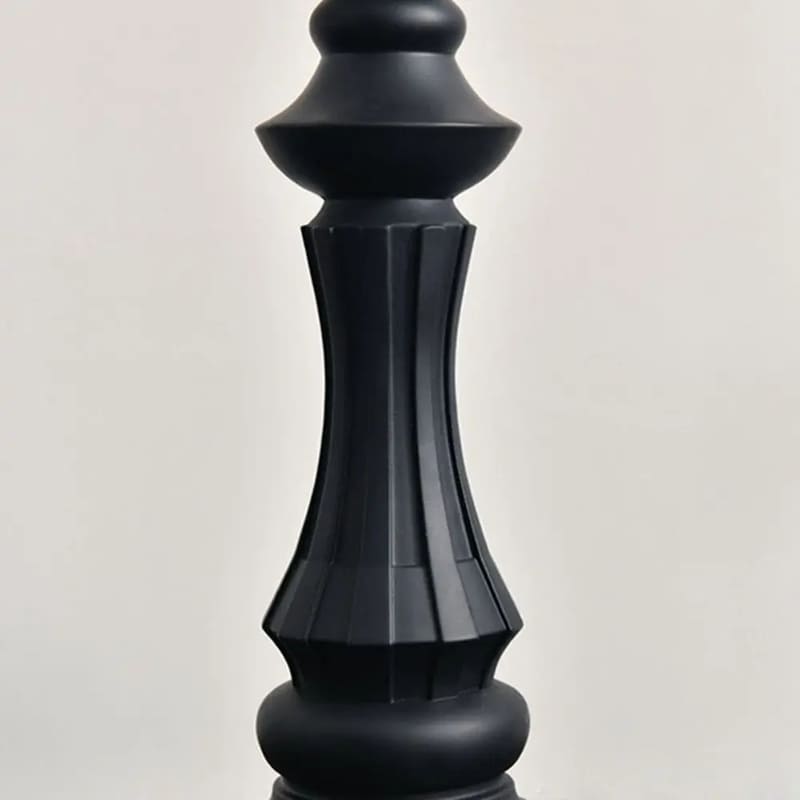 Estatueta Decorativa de Resina para Mesa - Peças de Xadrez