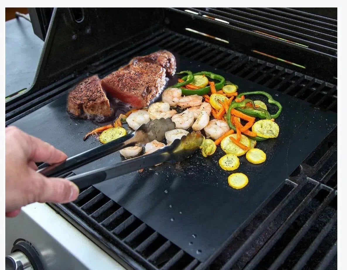 Esteira Antiaderente de Teflon para Churrasqueira - Ideal para Grelhar