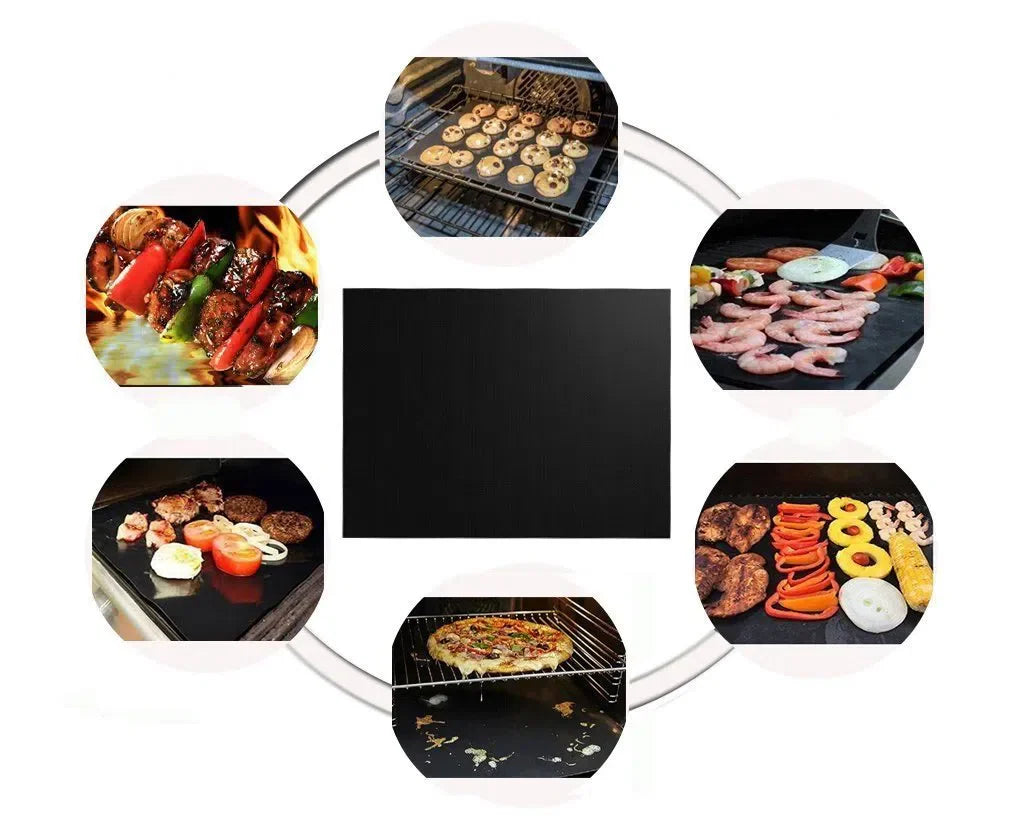 Esteira Antiaderente de Teflon para Churrasqueira - Ideal para Grelhar