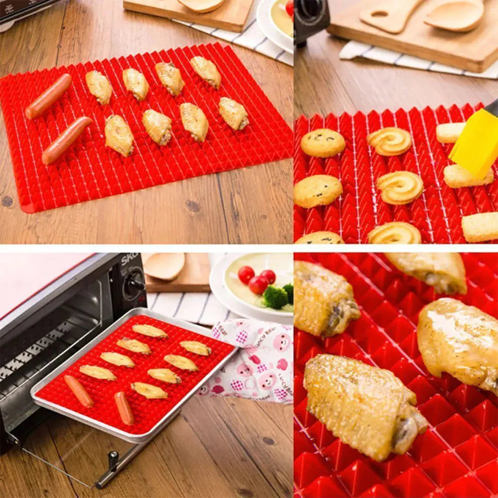 Esteira de Silicone Antiderrapante para Forno - Ideal para Cozimento e Assados