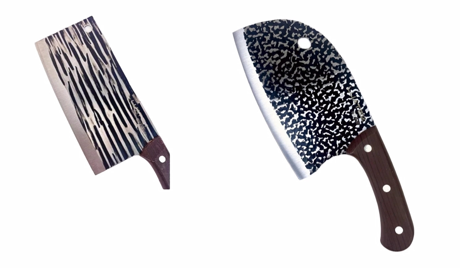 Faca Cutelo Profissional de Cozinha Forjada à Mão - Ideal para Chefs