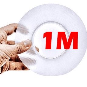 Fita Adesiva Dupla Face Impermeável - Ideal para Artesanato e Reparos