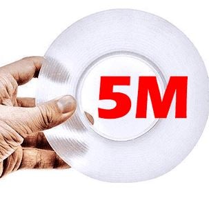 Fita Adesiva Dupla Face Impermeável - Ideal para Artesanato e Reparos