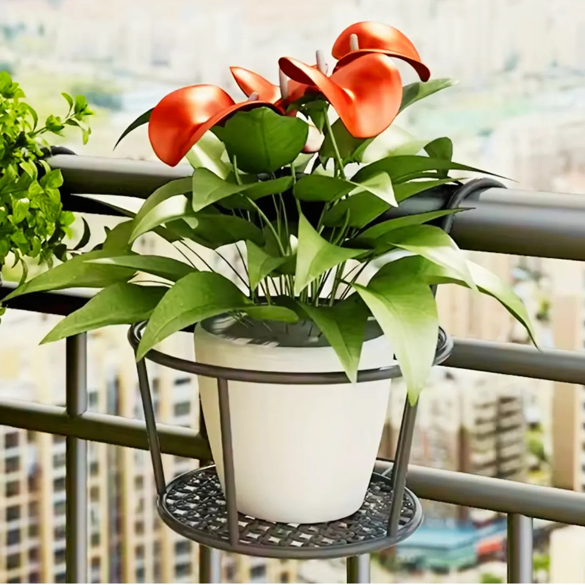 Suporte para vaso de plantas | Floreira Vertical+Brinde: Curso Completo de Jardinagem