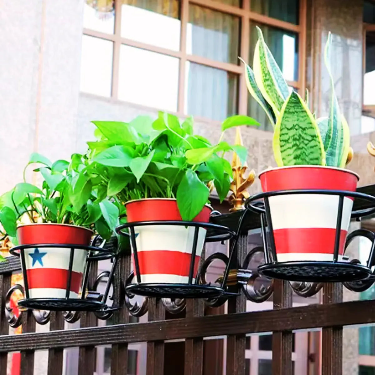 Suporte para vaso de plantas | Floreira Vertical+Brinde: Curso Completo de Jardinagem