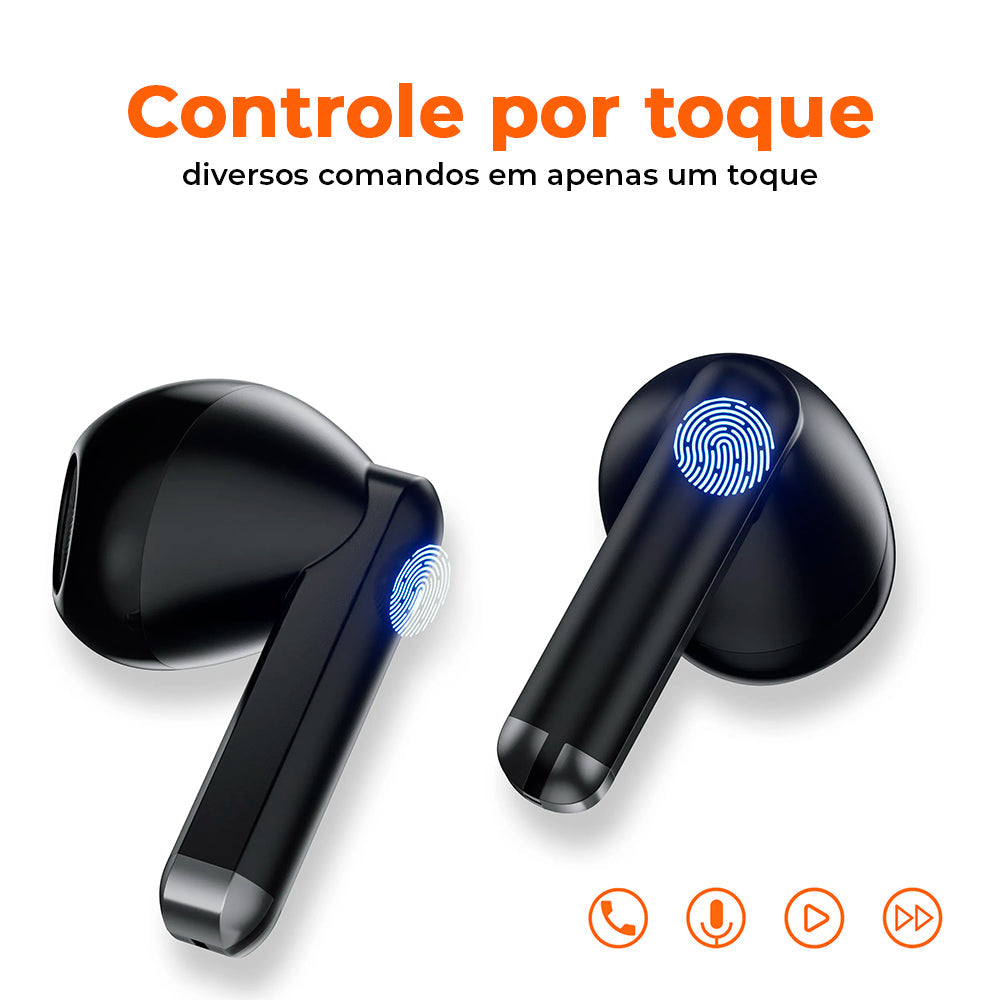Fone de ouvido Bluetooth E28 com Bateria de Longa Duração - Conexão Sem Fio e Som de Alta Qualidade