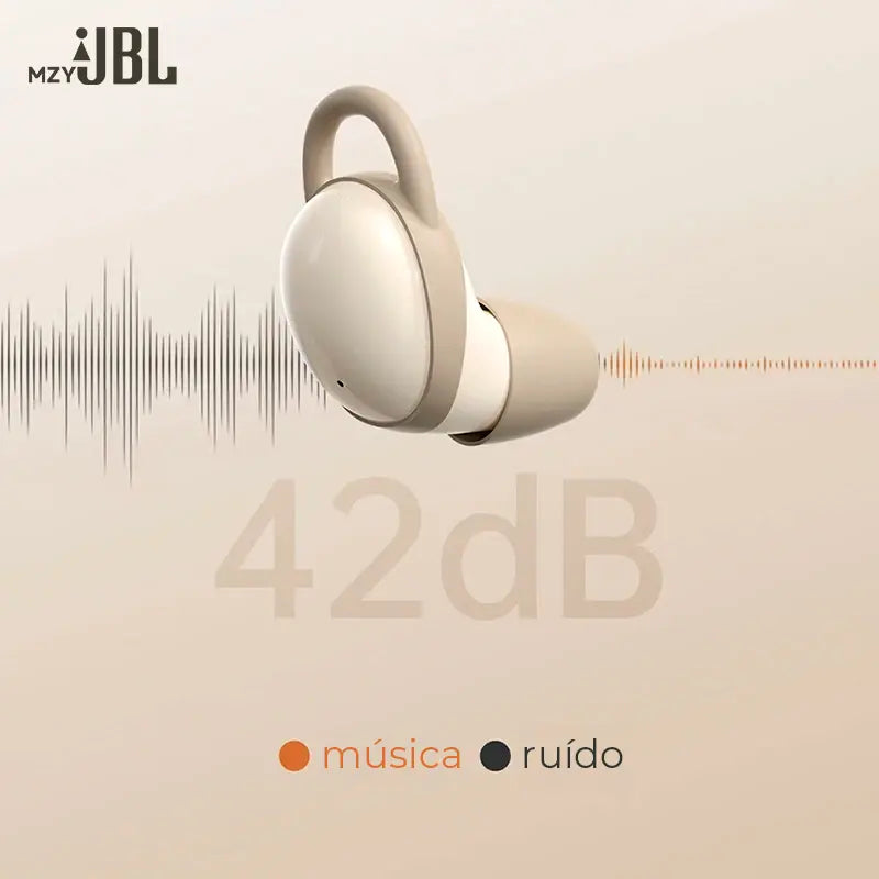 Fone Bluetooth Ergonômico JBL com Conexão Sem Fio e Alta Qualidade de Som