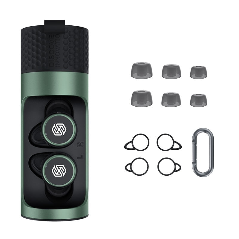 Fone de Ouvido Bluetooth Profissional TWS com Cancelamento de Ruído