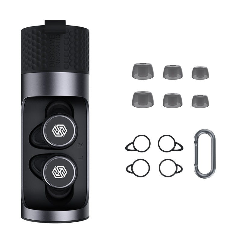 Fone de Ouvido Bluetooth Profissional TWS com Cancelamento de Ruído