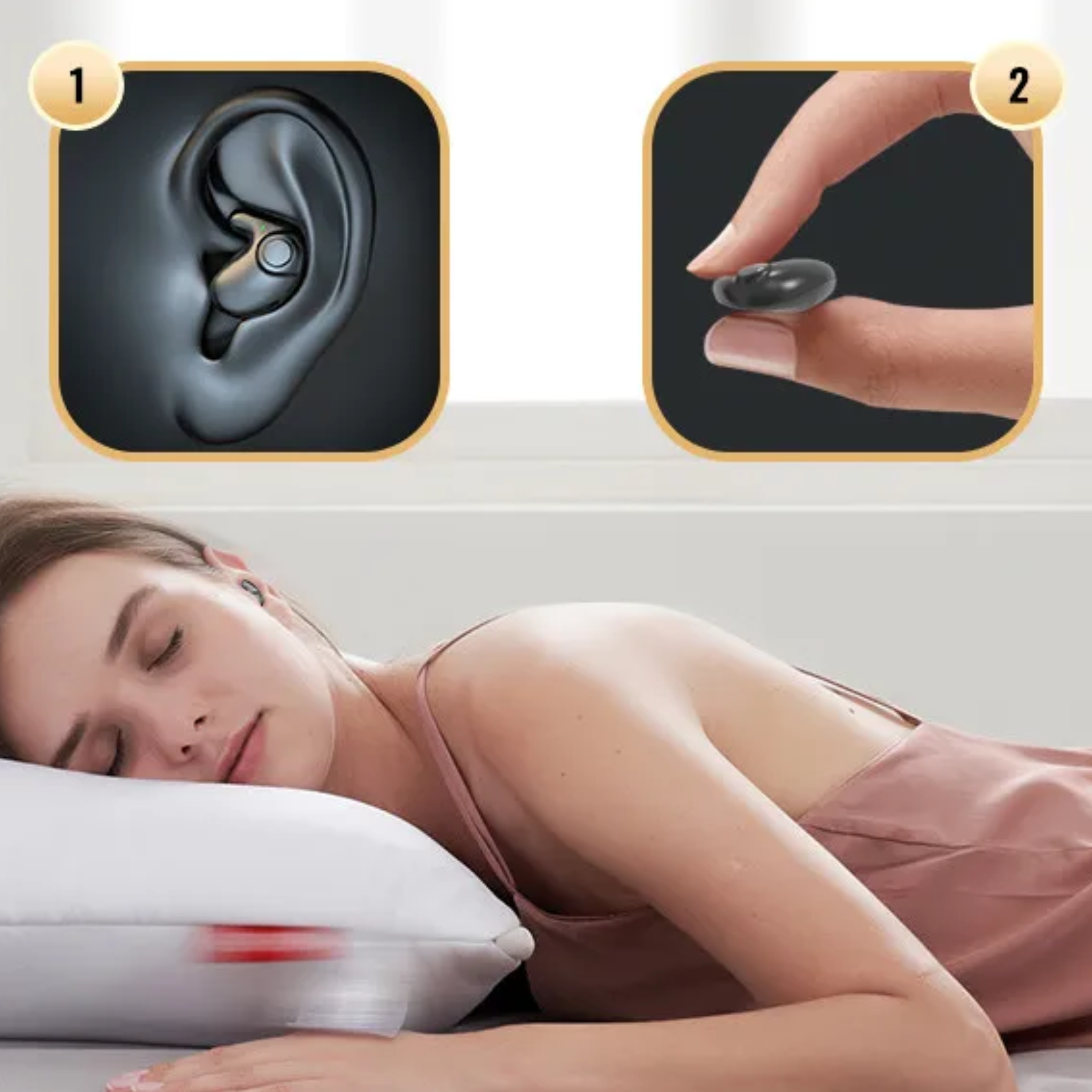 Fone de Ouvido Bluetooth Profissional TWS Ergonômico à Prova D'água