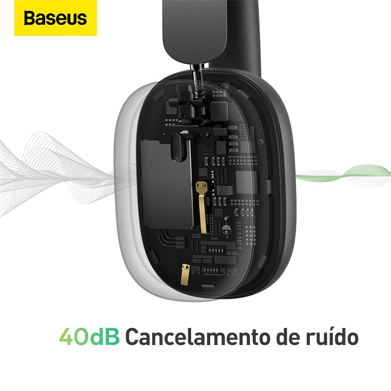 Headphone Fone de ouvido Bluetooth Baseus Bowie H1 True Wireless Original com Cancelamento Ativo