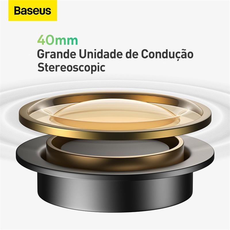 Headphone Fone de ouvido Bluetooth Baseus Bowie H1 True Wireless Original com Cancelamento Ativo