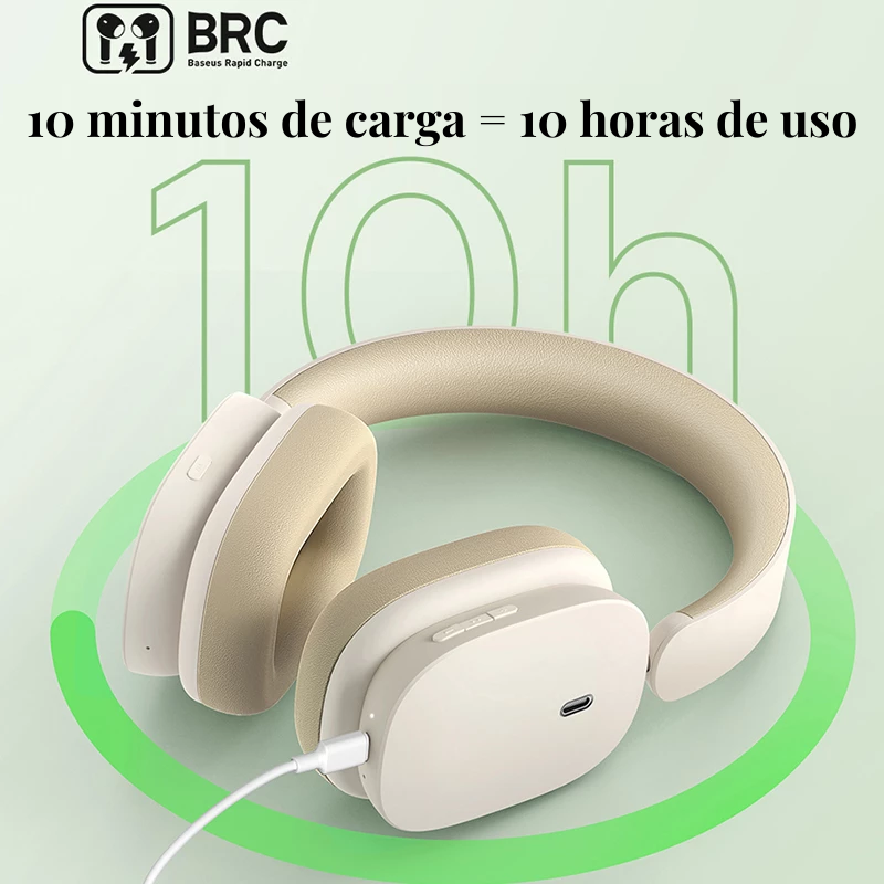 Headphone Fone de ouvido Bluetooth Baseus Bowie H1 True Wireless Original com Cancelamento Ativo
