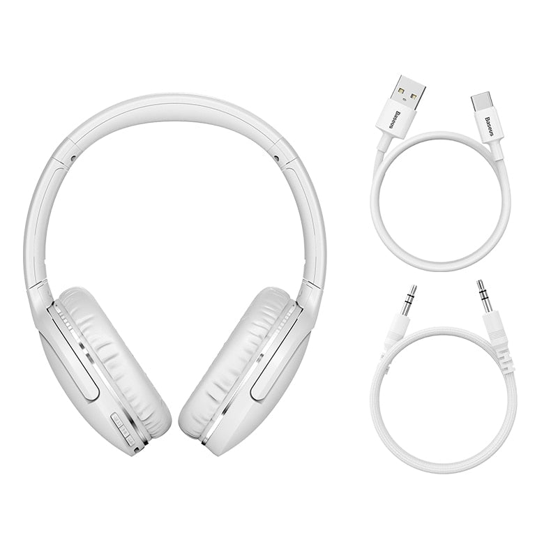 Headphone Bluetooth Fone de Ouvido Sem Fio Baseus Encok D02 Pro Original Cancelamento de Ruído