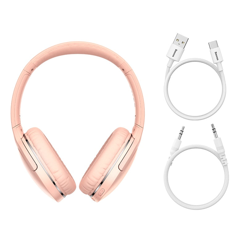 Headphone Bluetooth Fone de Ouvido Sem Fio Baseus Encok D02 Pro Original Cancelamento de Ruído