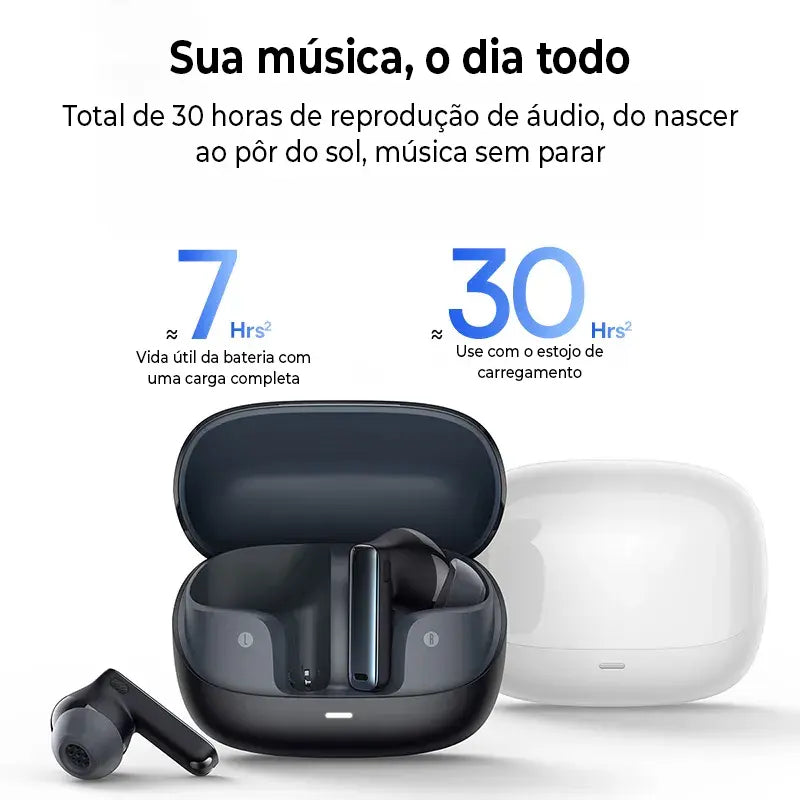 Fone de Ouvido Bluetooth Baseus Bowie M2 - Estéreo Sem Fio com Cancelamento de Ruído