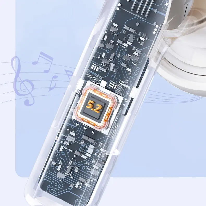 Fone de Ouvido Bluetooth Duplo MCHOSE-MC BH295 com Som Estéreo e Conforto