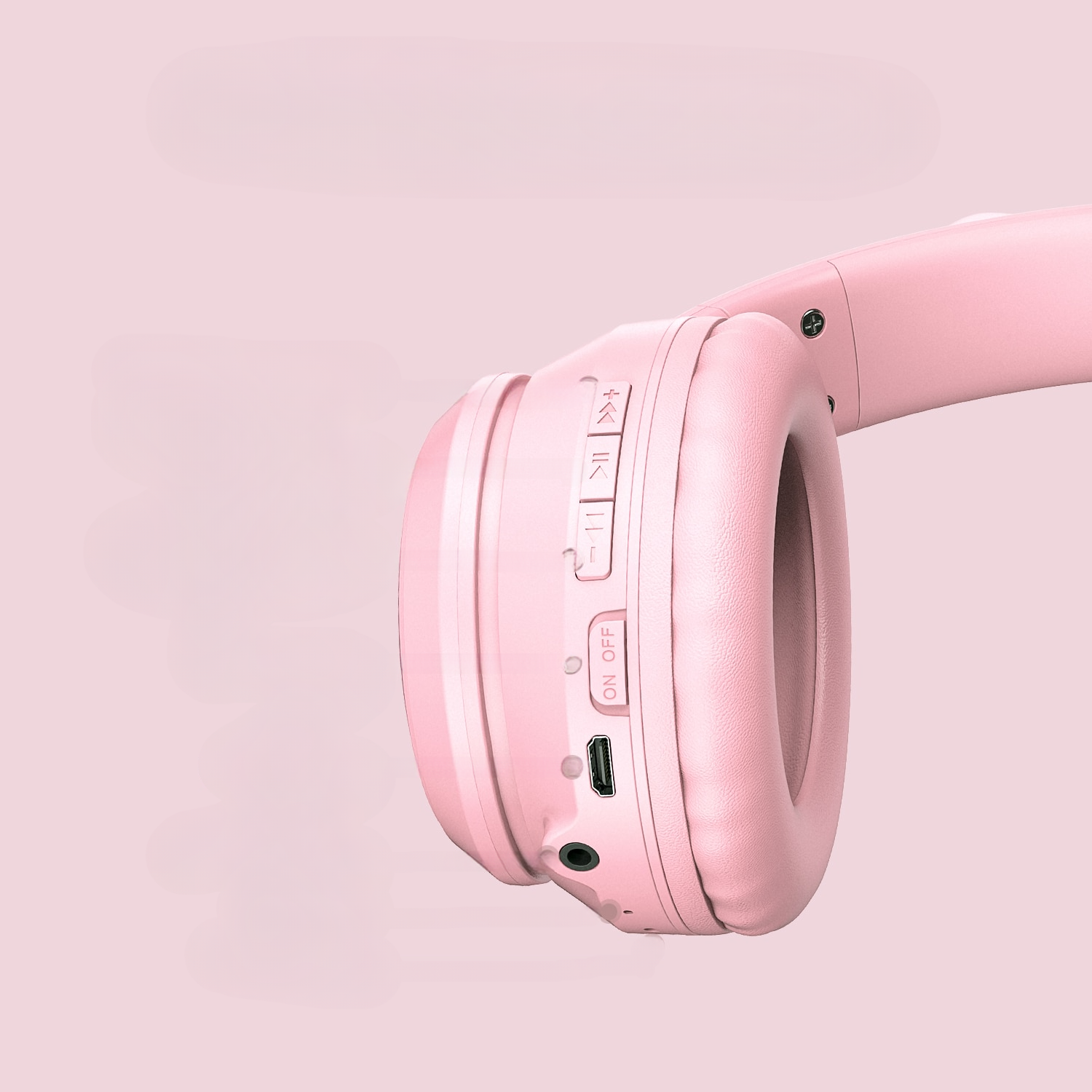 Headphone Bluetooth Fone de Ouvido Rosa Gatinha Para Menina B90 - Com Som de Alta Qualidade