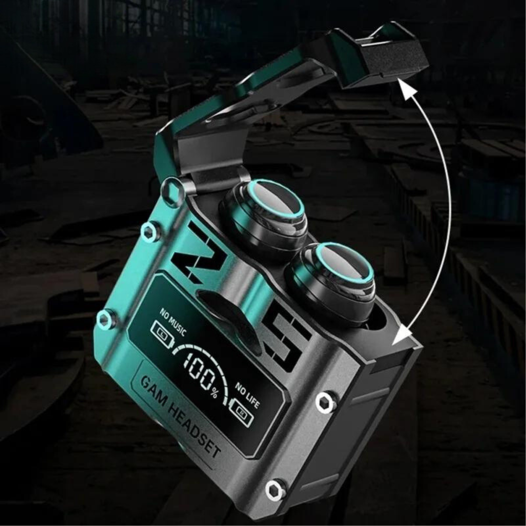 Fones de Ouvido Sem Fio M25 TWS Bluetooth com Cancelamento de Ruído