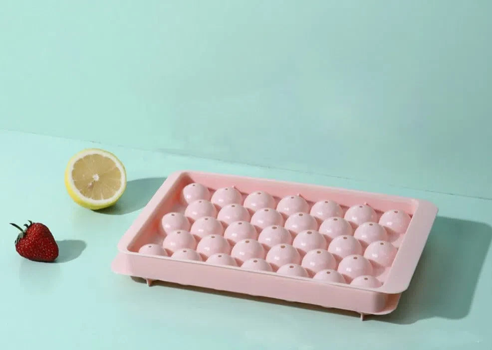 Forma de Gelo Mini Esférica para Bebidas - Moldes de Gelo Redondos