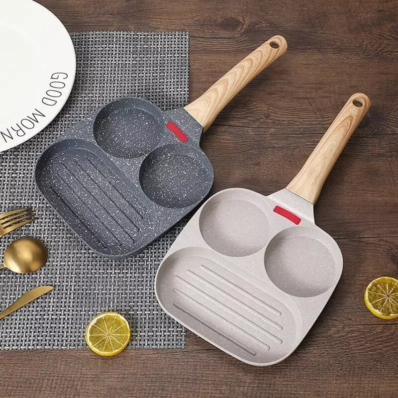 Frigideira Antiaderente 4 em 1 Não gruda nada - Utensílio de Cozinha Versátil