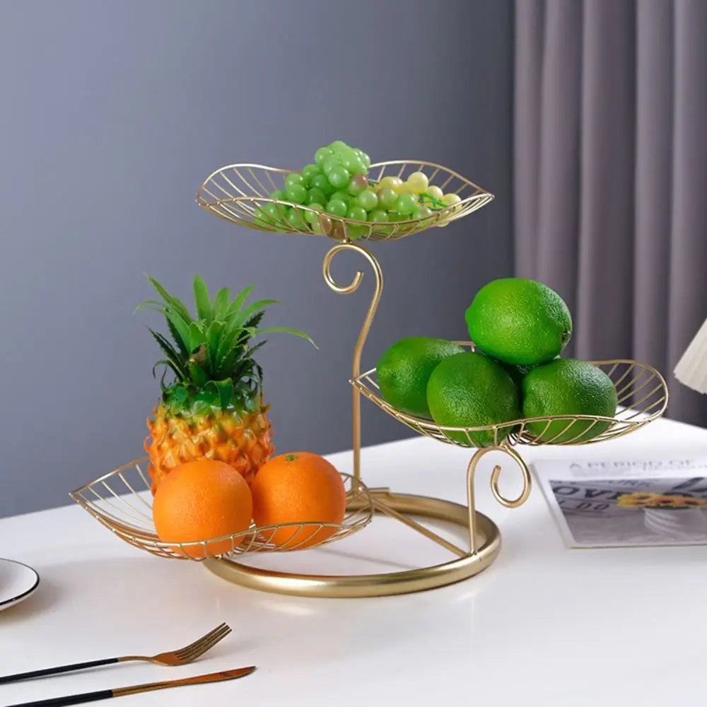 Fruteira de Mesa Moderna em Design Elegante - Organizador de Frutas para Cozinha