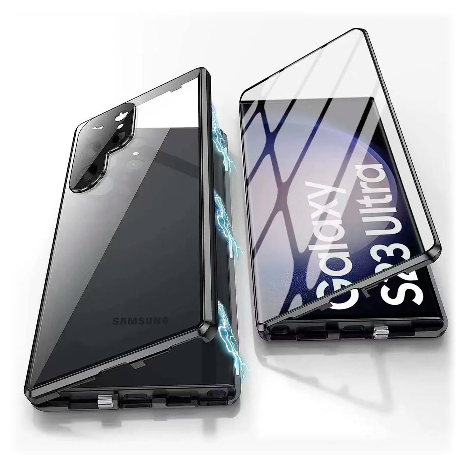 Capa para Celular Samsung Galaxy Magnética Blindada - Proteção Dupla 360º