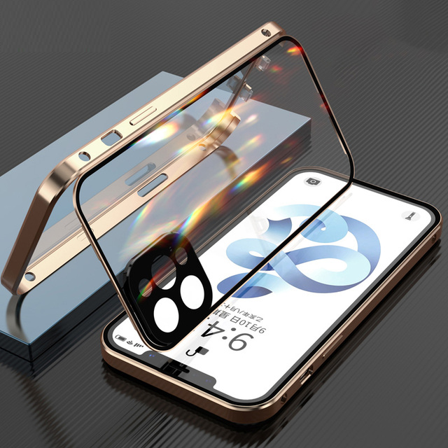 Capa para iPhone Magnética Blindada - Proteção Dupla 360º