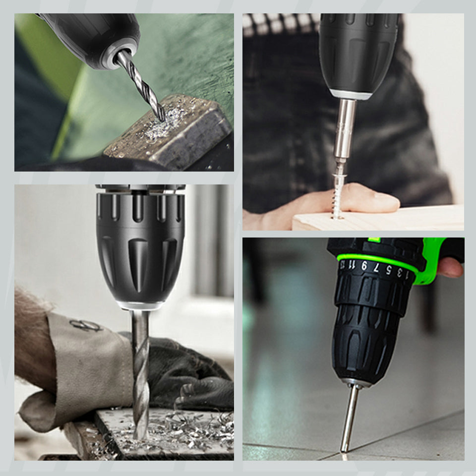 Furadeira Elétrica Portátil Recarregável com Bateria - Ideal para Projetos de DIY