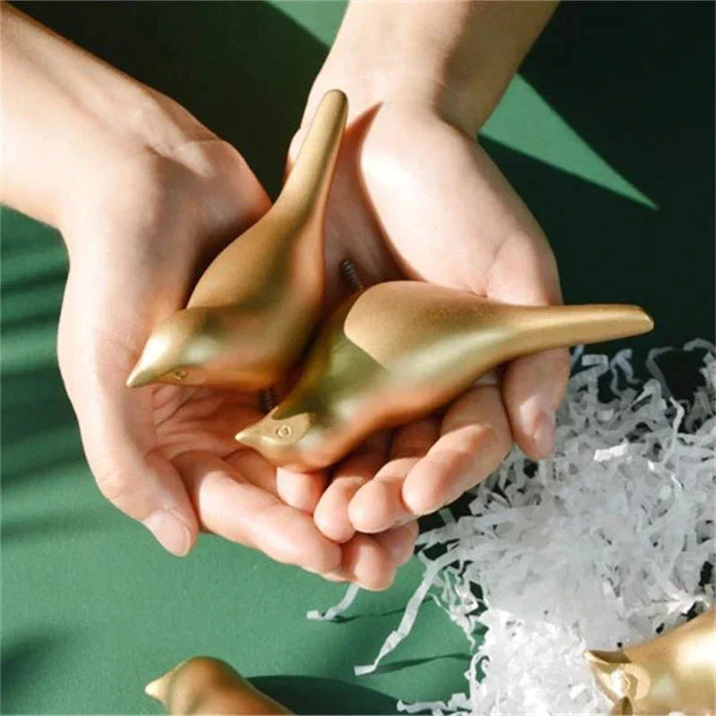 Ganchos de Parede Decorativos em Formato de Pássaros - Conjunto com 1 Peça