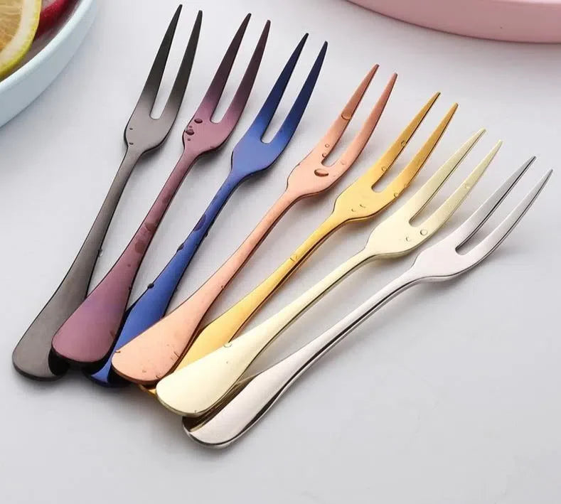 Garfos de Inox para Aperitivos - Conjunto com 2 Peças