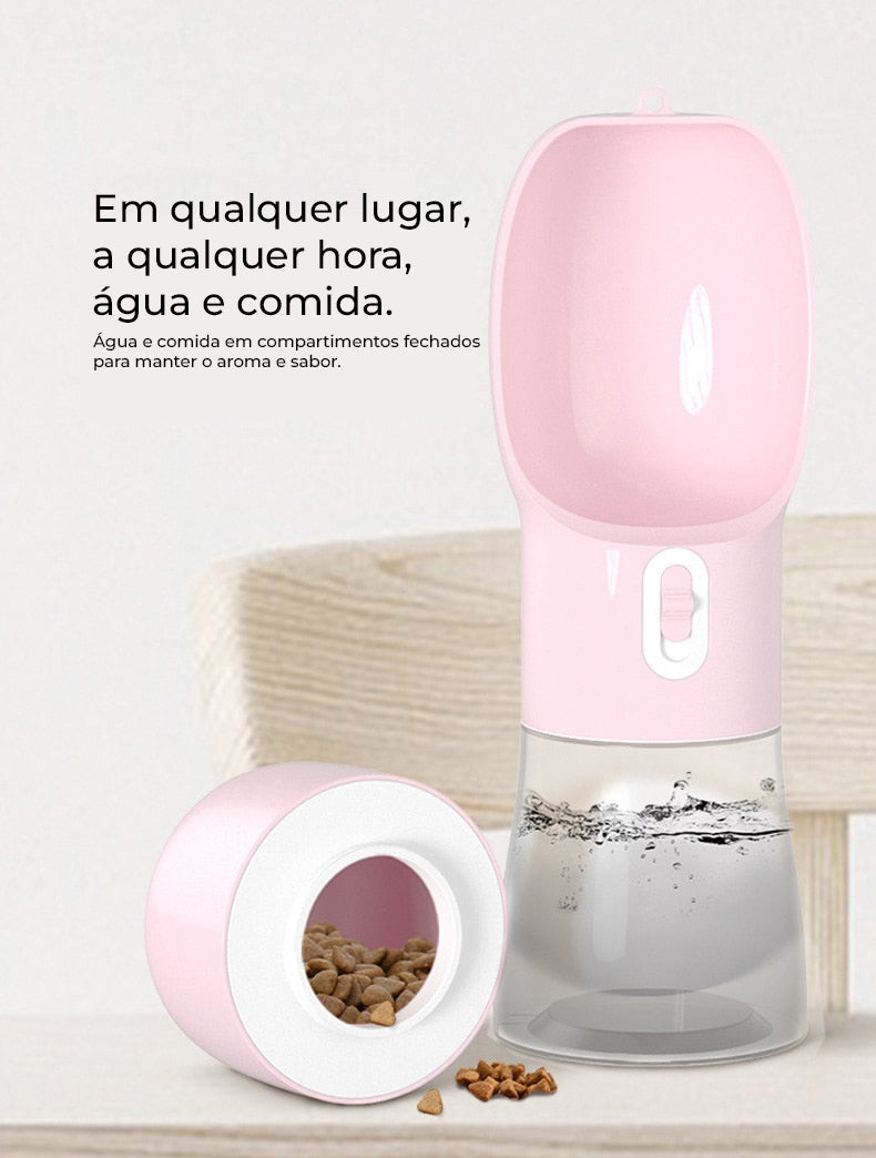 Garrafa Portátil para Água de Animais de Estimação - Ideal para Passeios e Viagens