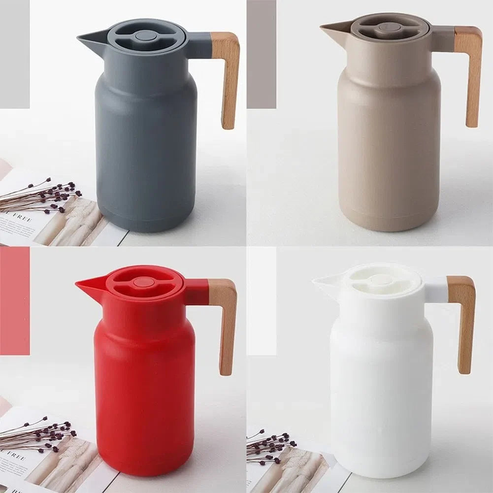 Garrafa Térmica Euro 1 Litro - Isolamento Térmico para Bebidas Quentes e Frias