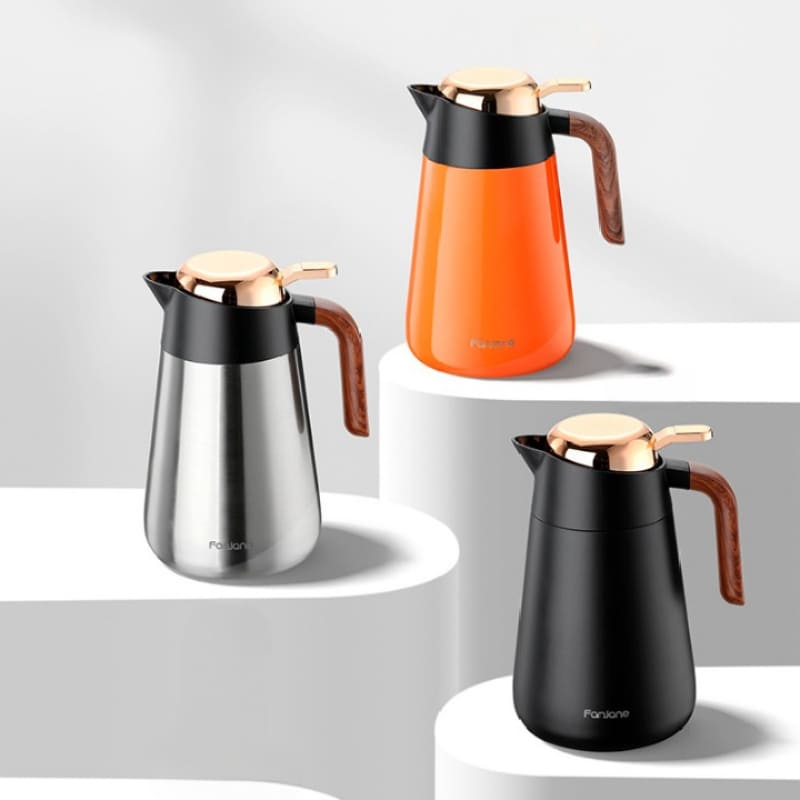 Garrafa Térmica Inox para Café e Chá 1.6L - Isolamento Térmico Eficiente