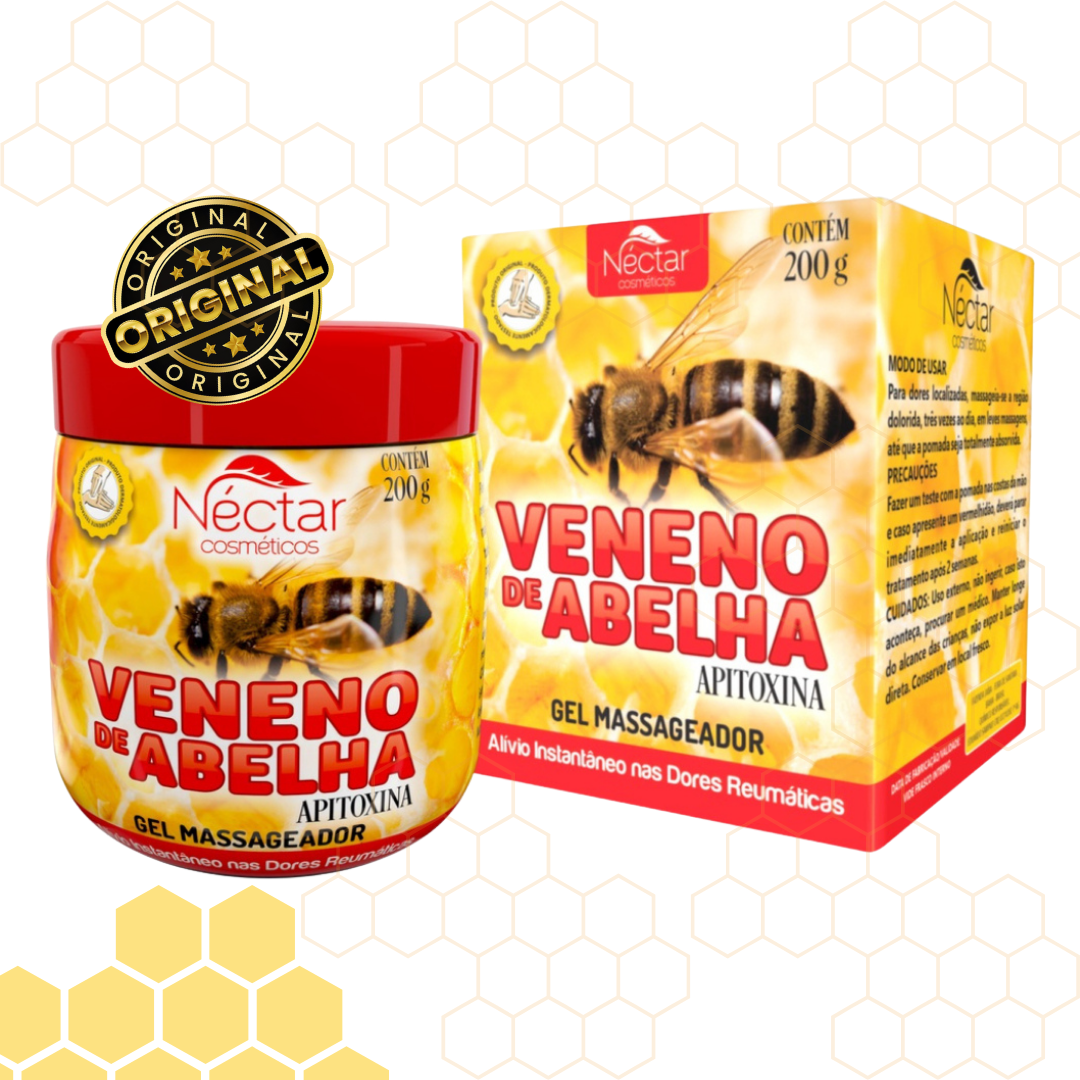 Gel Massageador Veneno de Abelha 200g - O Legítimo