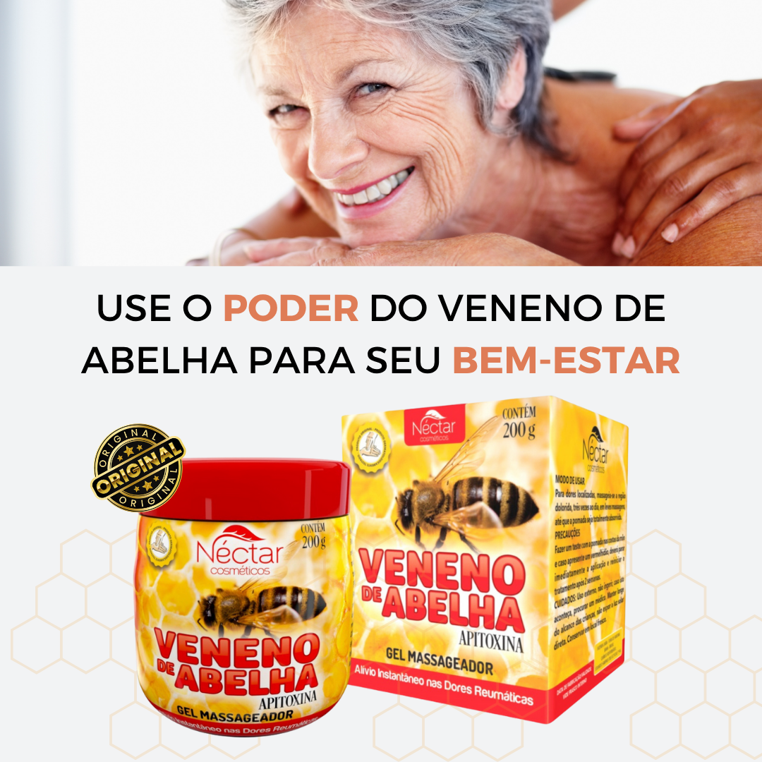 Gel Massageador Veneno de Abelha 200g - O Legítimo