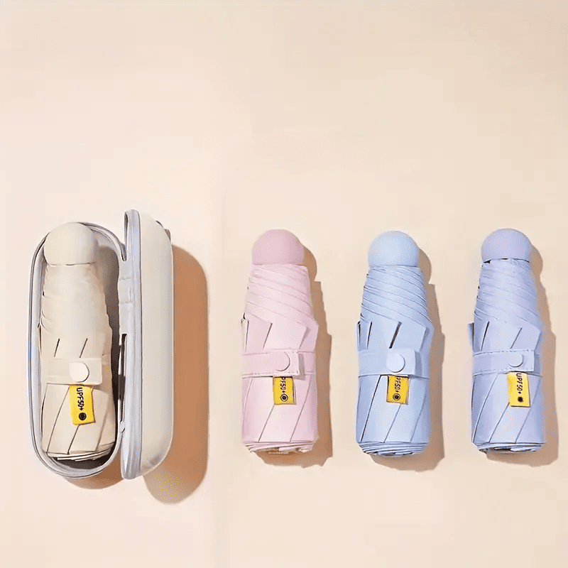 Guarda-chuva Mini Pocket Resistente com Proteção UV