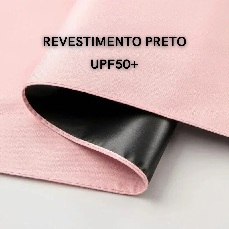 Guarda-chuva Mini Pocket Resistente com Proteção UV
