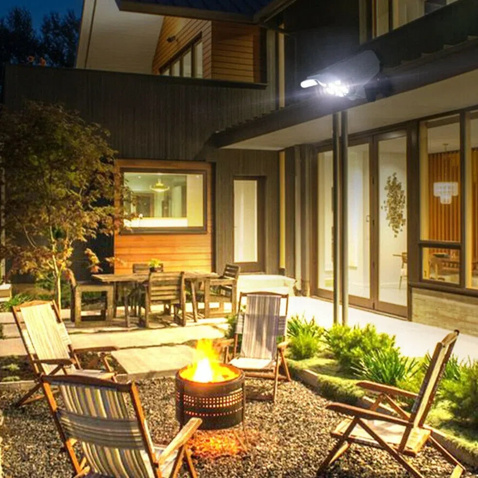 Holofote Solar para Segurança Familiar - Iluminação Eficiente e Sustentável