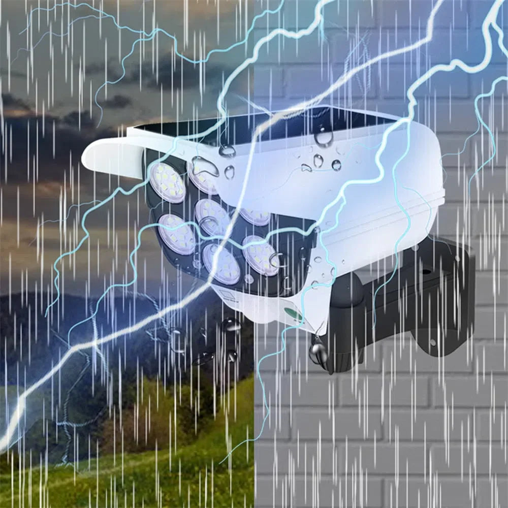 Holofote Solar para Segurança Familiar - Iluminação Eficiente e Sustentável