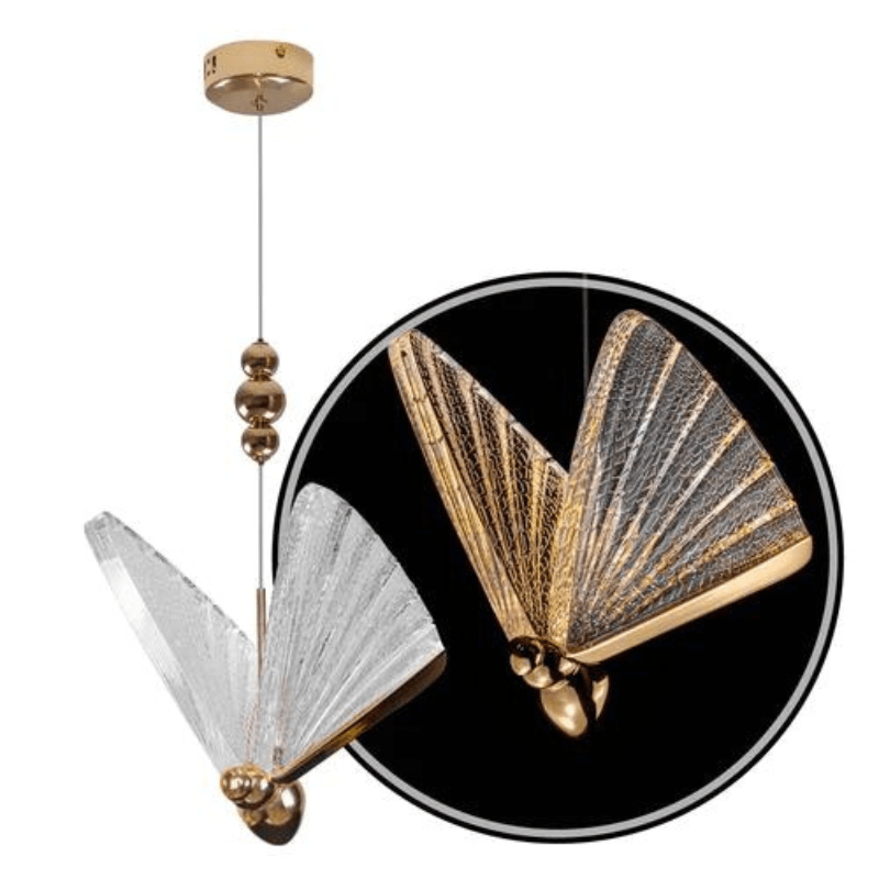 Pendentes em Forma de Borboleta para Sala de Estar - Design Moderno e Elegante