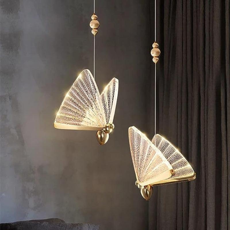 Pendentes em Forma de Borboleta para Sala de Estar - Design Moderno e Elegante