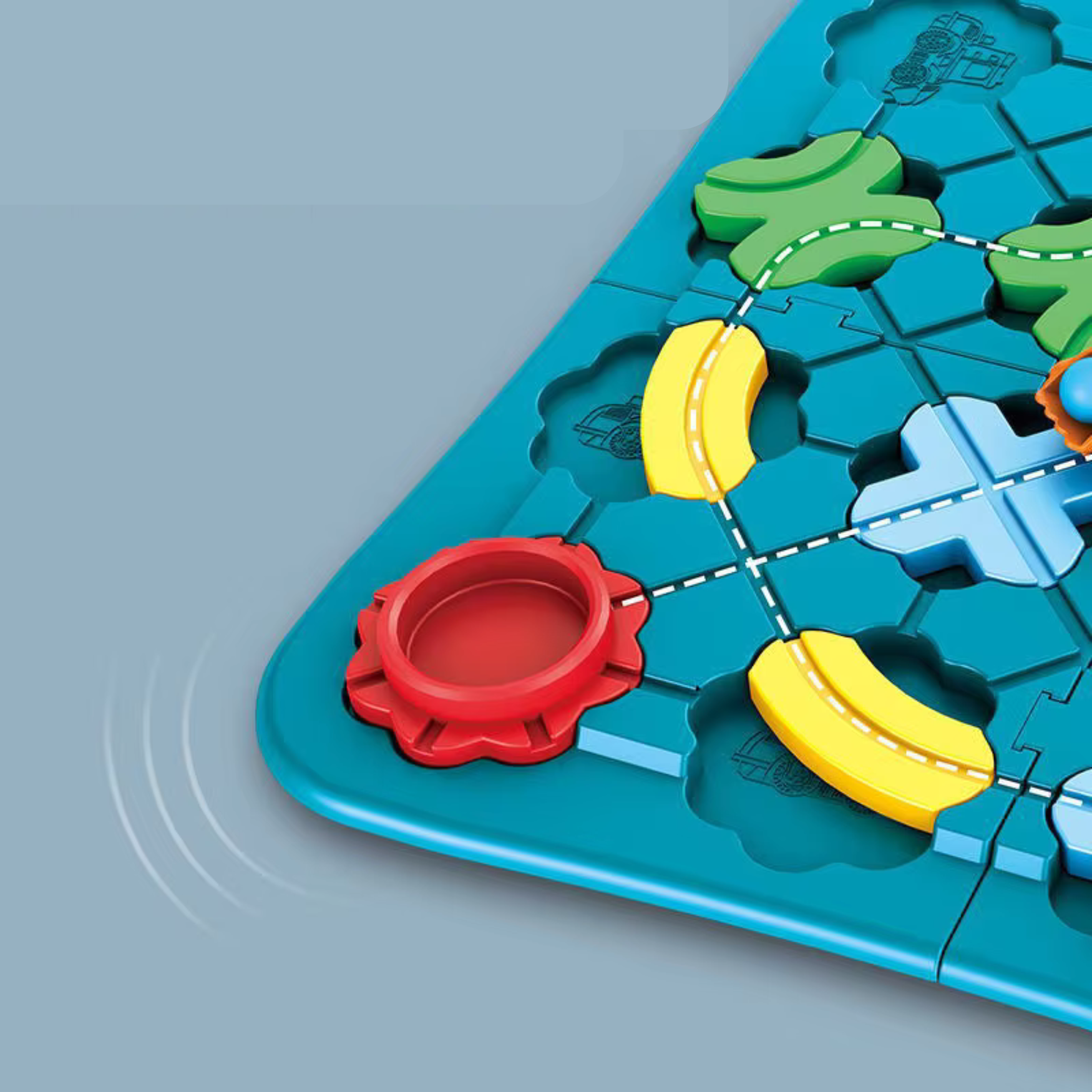 Jogo de Desafios Lógicos Montessori com Carrinho - Brinquedo Educativo SmartPlay