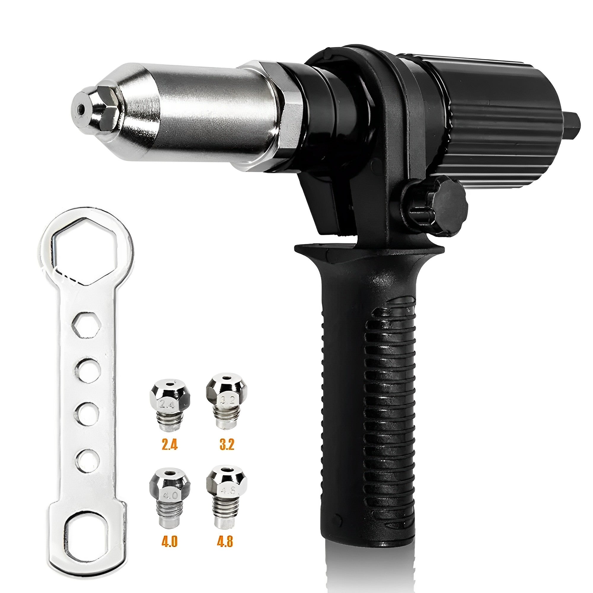 Kit Completo de Rebitadeira Profissional com Furadeira e Parafusadeira Universal