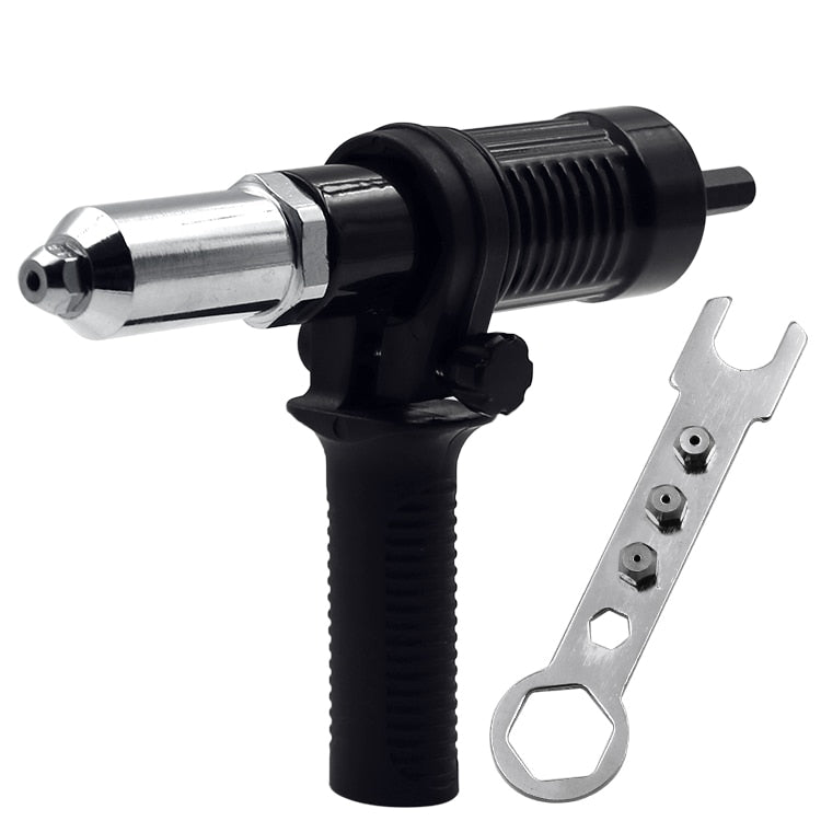 Kit Completo de Rebitadeira Profissional com Furadeira e Parafusadeira Universal