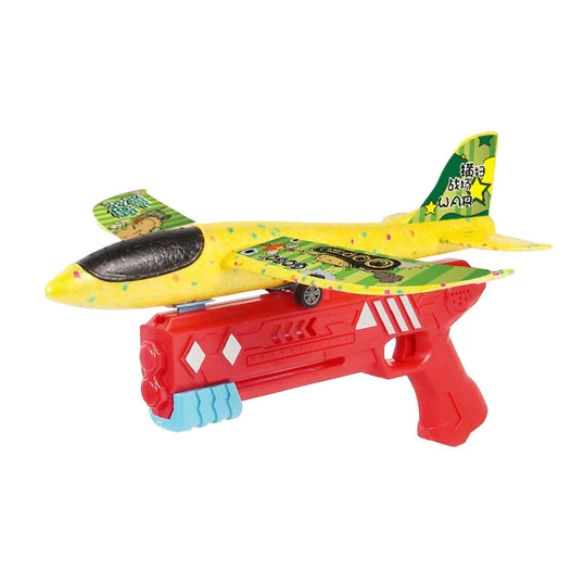 Kit Lançador de Avião com Avião AeroSpeed - Brinquedo de Diversão para Crianças
