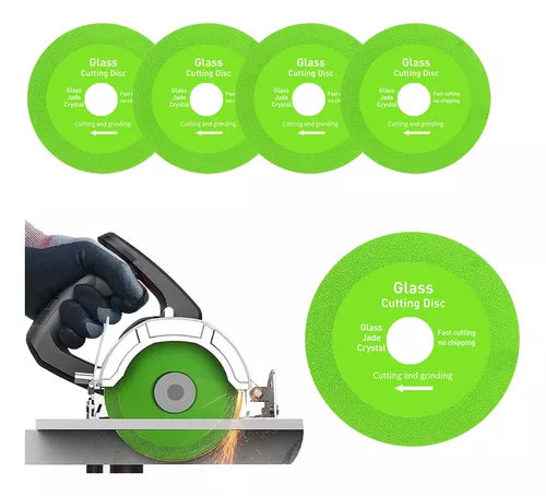 Kit de 5 Discos Diamantados para Corte e Polimento Multifuncional