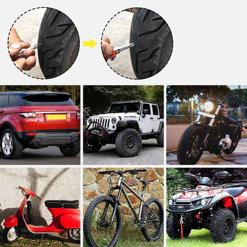 Kit de Reparo Rápido para Conserto de Pneus - Ferramenta RepairMax com Parafuso