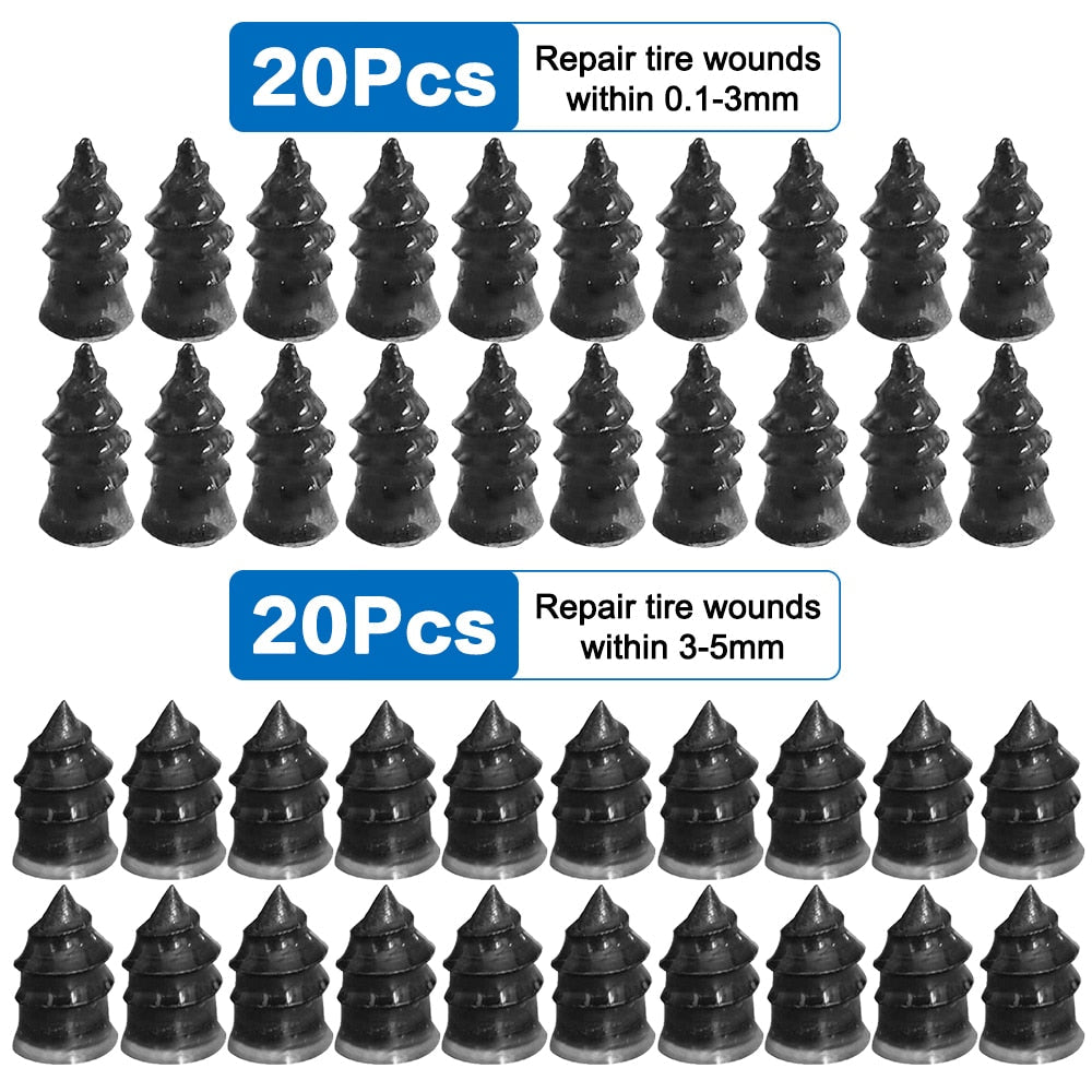 Kit de Reparo Rápido para Conserto de Pneus - Ferramenta RepairMax com Parafuso