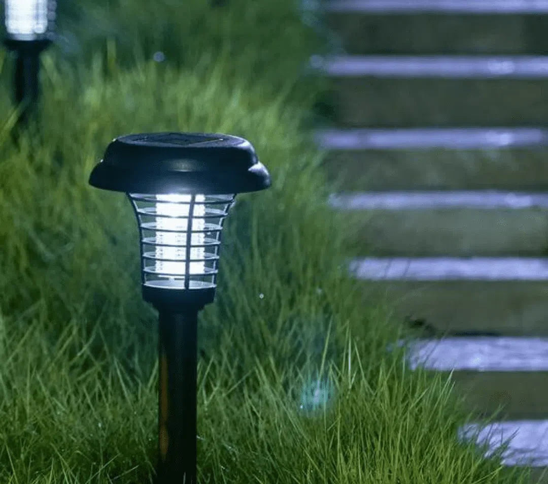 Lâmpada Solar LED Anti-Mosquitos com Função Eliminadora